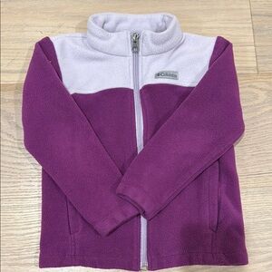 Columbia Two-Tone Purple Fleece Jacket